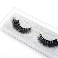 Wholesale factory price next day shipping private label package 100% Mink fur hair false eyelashes 3D